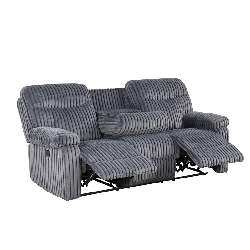 Glory Furniture Comfy G00880A-RS Reclining Sofa Gray