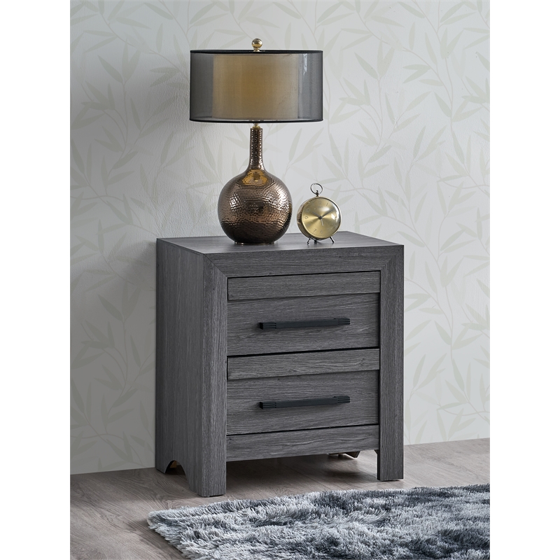 Glory Furniture Rustica G005203-N Casual Nightstand Gray