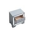 Glory Furniture Murry G004800-N Contemporary Nightstand  Silver