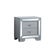 Glory Furniture Murry G004800-N Contemporary Nightstand  Silver