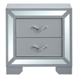 Glory Furniture Murry G004800-N Contemporary Nightstand  Silver
