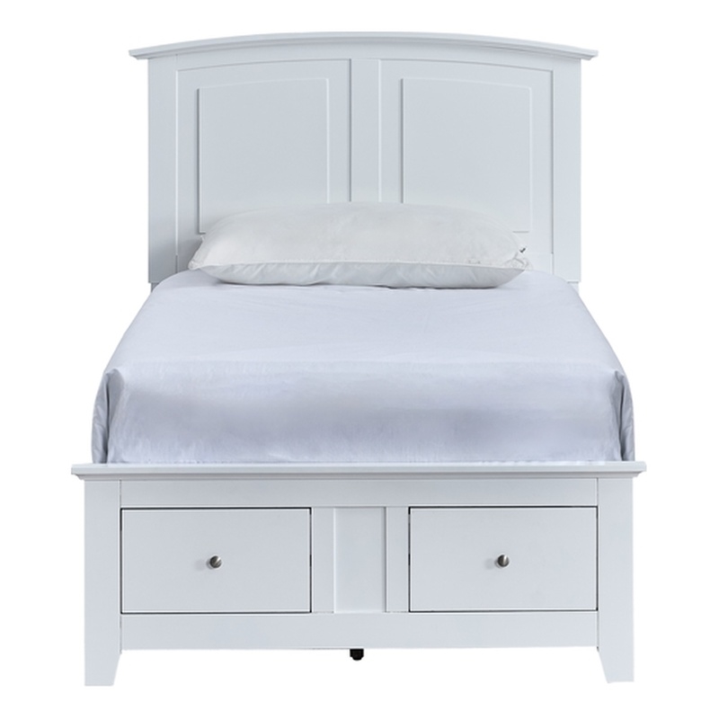 Glory Furniture Hammond G5490B-TSB Twin Storage Bed  White