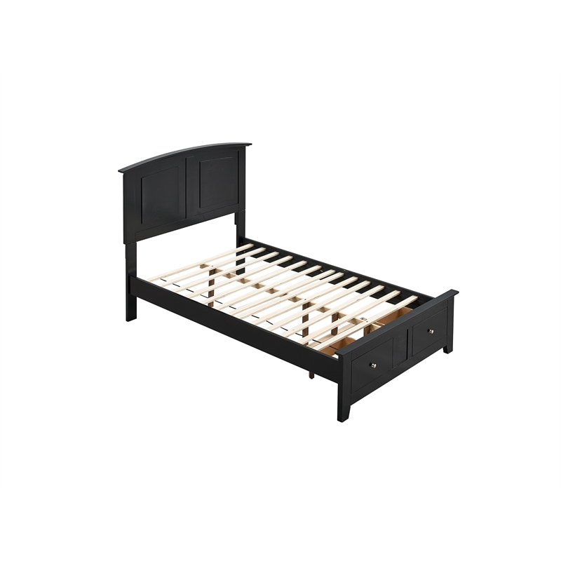 Glory Furniture Hammond G5450B-TSB Twin Storage Bed  Black