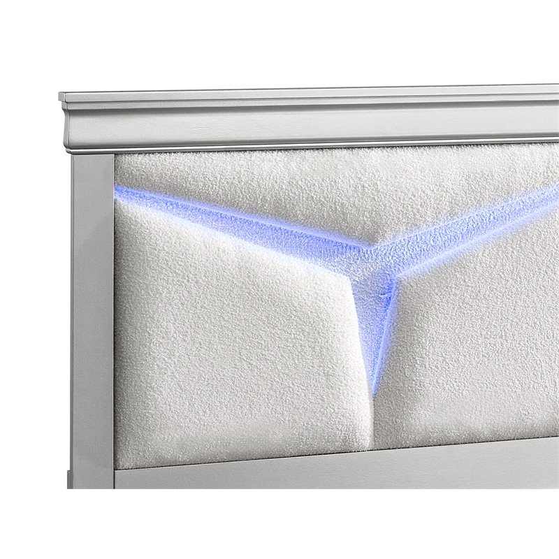 Glory Furniture Lorana G6500G-TB5 Twin  Bed  Silver Champagne