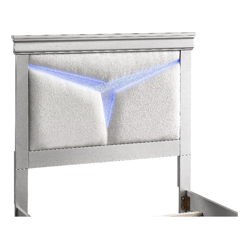 Glory Furniture Lorana G6500G-TB5 Twin  Bed  Silver Champagne