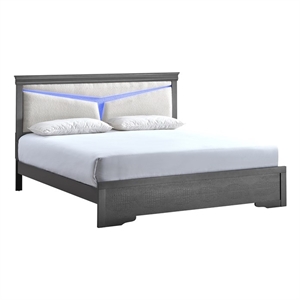 Glory Furniture Lorana G6502G-FB5 Full Bed  Gunmetal Gray