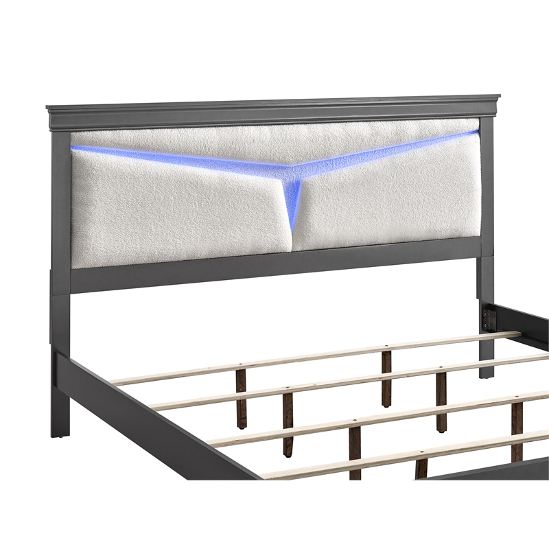 Glory Furniture Lorana G6502G-QB5 Queen Bed Gunmetal Gray