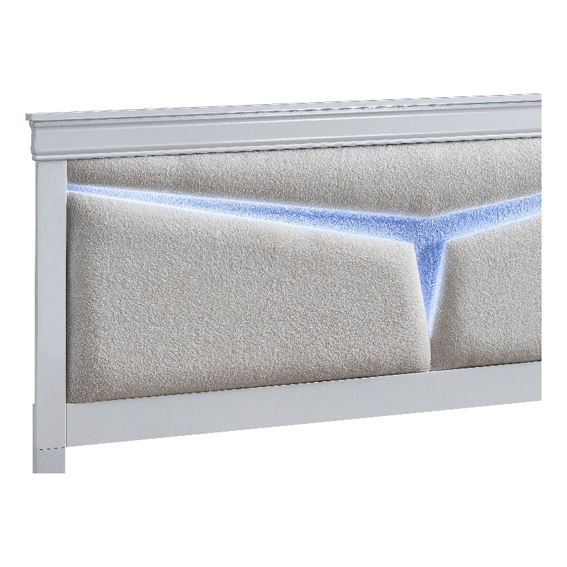 Glory Furniture Lorana G6590G-KB5 King Bed  Sparkling White