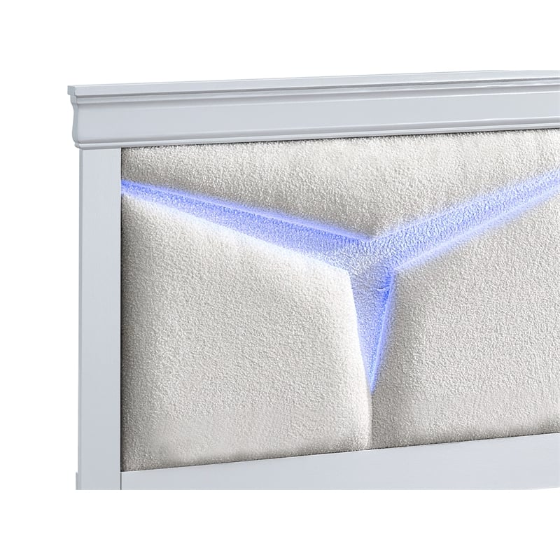 Glory Furniture Lorana G6590G-TB5 Twin Bed  Sparkling White