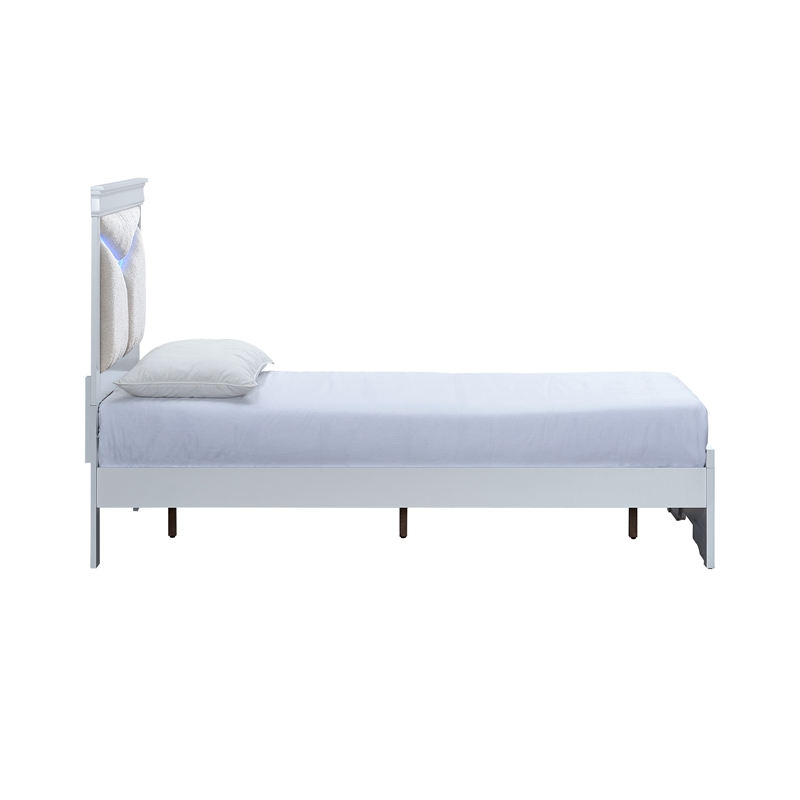 Glory Furniture Lorana G6590G-TB5 Twin Bed  Sparkling White