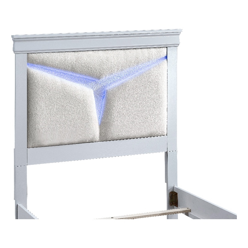 Glory Furniture Lorana G6590G-TB5 Twin Bed  Sparkling White