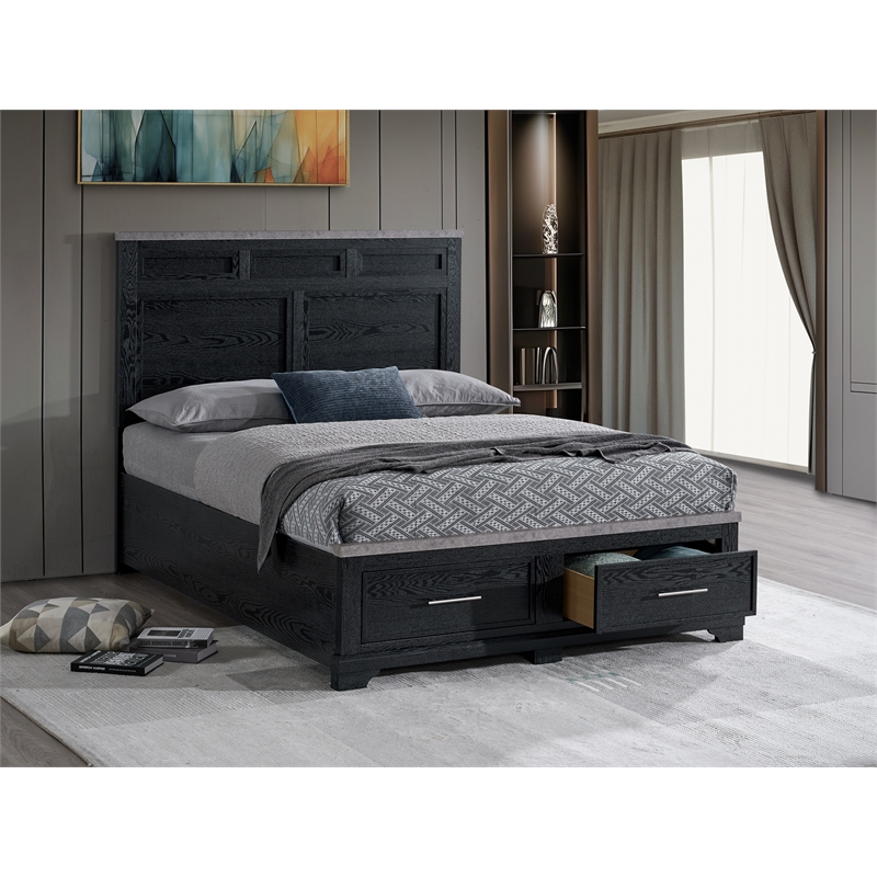 Glory Furniture Nick G003500A-KB KING BED  Black