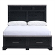 Glory Furniture Grande Queen Bed in Black