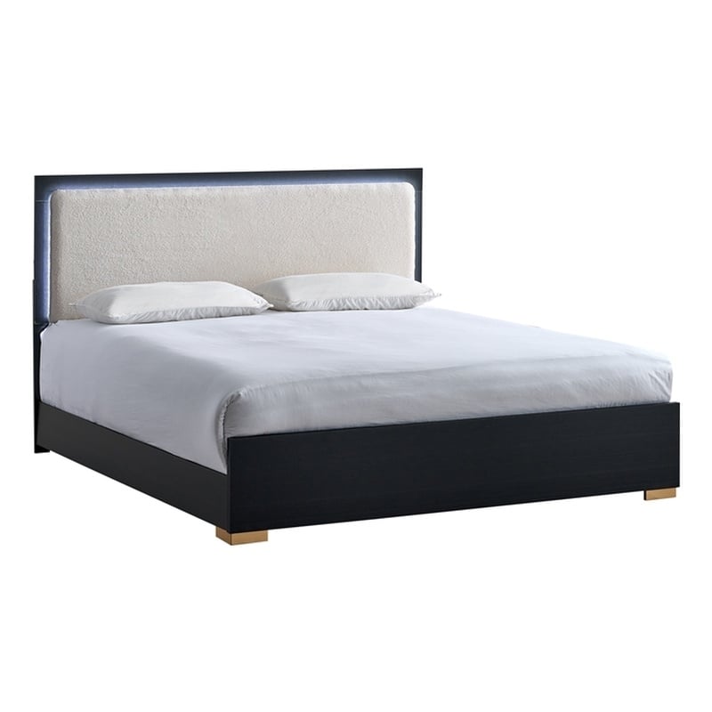 Glory Furniture Steeler G004500A-FB FULL BED  Black Gold