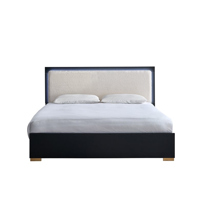 Glory Furniture Steeler G004500A-KB KING BED  Black Gold