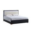 Glory Furniture Steeler G004500A-KB KING BED  Black Gold