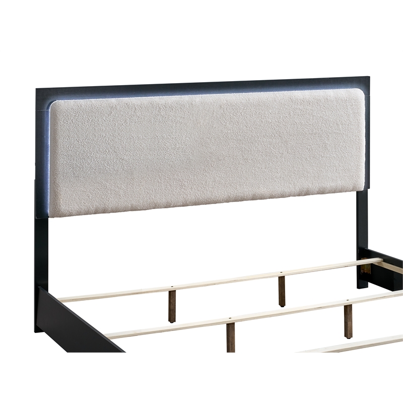 Glory Furniture Steeler G004500A-QB QUEEN BED  Black Gold