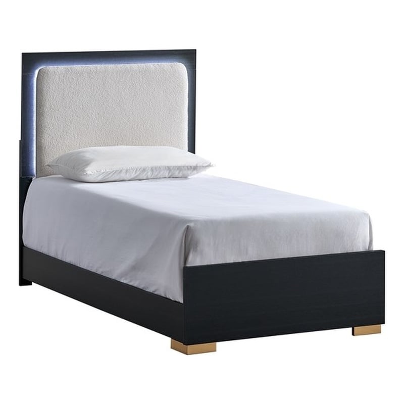 Glory Furniture Steeler G004500A-TB TWIN BED  Black Gold