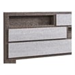 Glory Furniture Aberdeen G02500A-KB King Platform Bed Gray & Oak Laminate Finish