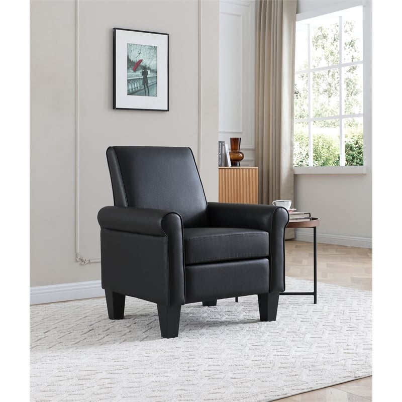 Glory Furniture Vineland G00712-C Chair  Black Faux Leather