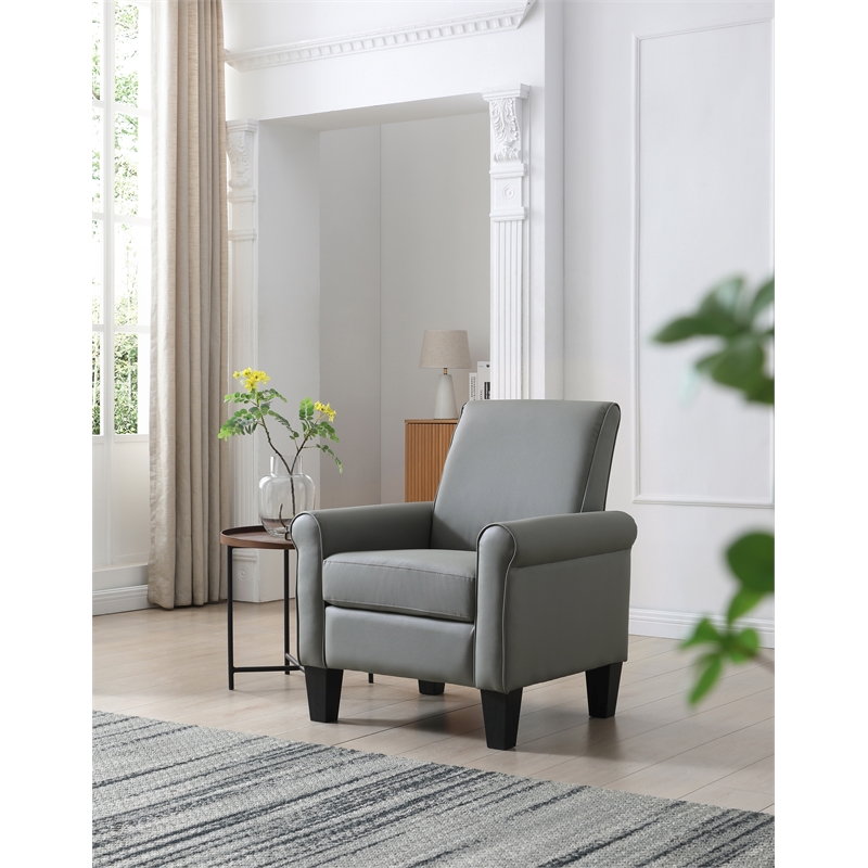 Glory Furniture Vineland G00713-C Chair  Gray Faux Leather