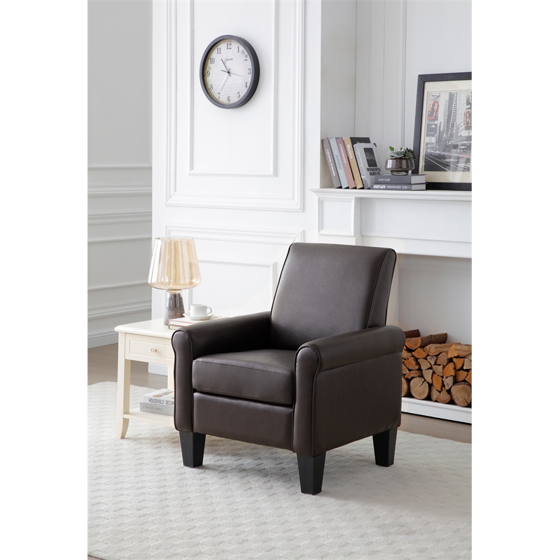 Glory Furniture Vineland G00715-C Chair Dark Brown Faux Leather