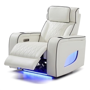 Glory Furniture Lumin G00807A-RC Recliner   White