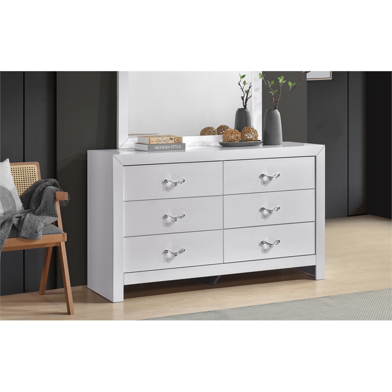 Glory Furniture Moreland G002900-D Dresser  Sparkling White