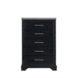 Glory Furniture Grande G003500-CH Chest  Black with Gray Top