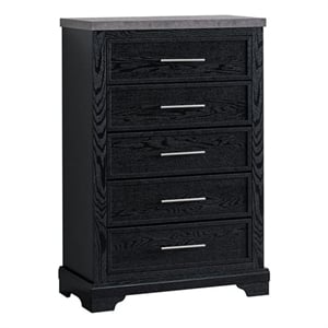 Glory Furniture Grande G003500-CH Chest  Black with Gray Top