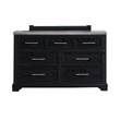 Glory Furniture Grande G003500-D Dresser  Black with Gray Top