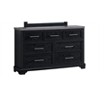 Glory Furniture Grande G003500-D Dresser  Black with Gray Top