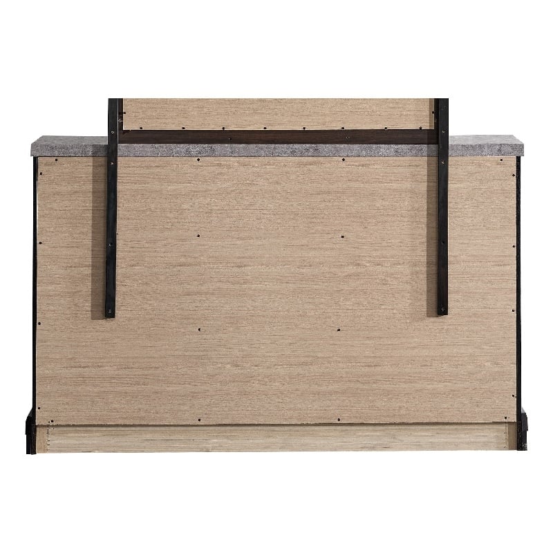 Glory Furniture Grande G003500-D Dresser  Black with Gray Top