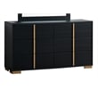 Glory Furniture Steeler G004500-D DRESSER Black and Gold