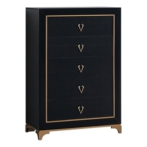 Glory Furniture Kramer G006900-CH CHEST  Black/Gold