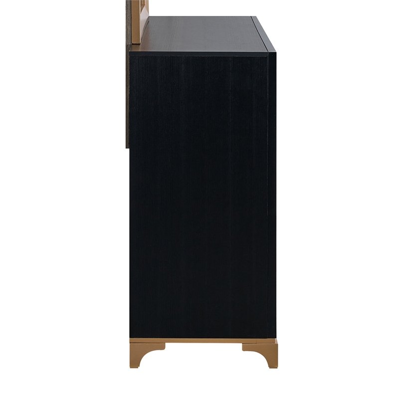 Glory Furniture Kramer G006900-D DRESSER  Black and Gold