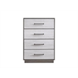 Glory Furniture Aberdeen G02500-CH Chest 4 Drawer Gray/Oak