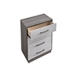 Glory Furniture Aberdeen G02500-CH Chest 4 Drawer Gray/Oak