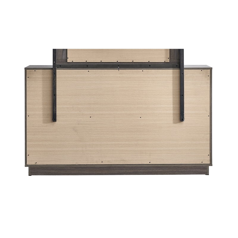 Glory Furniture Aberdeen G02500-D Dresser  Gray/Oak