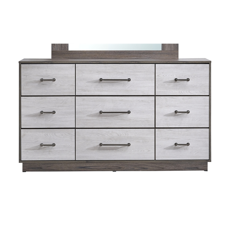 Glory Furniture Aberdeen G02500-D Dresser  Gray/Oak