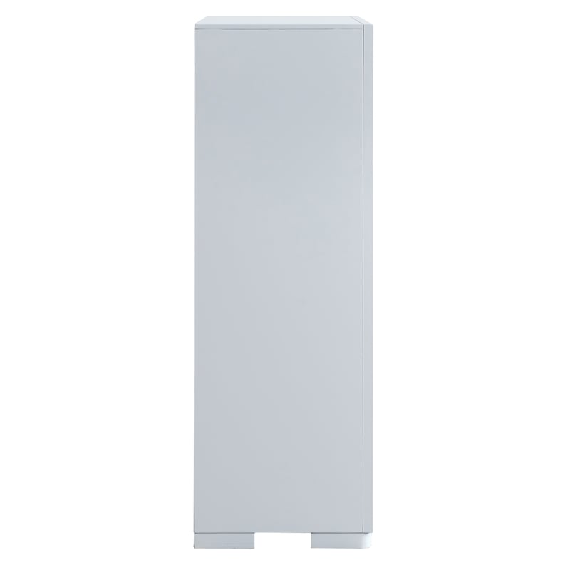 Glory Furniture Milan 5-Drawers Wood Bedroom Chest in White