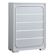 Glory Furniture Milan 5-Drawers Wood Bedroom Chest in White