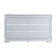 Glory Furniture Milan 6-Drawers Wood Bedroom Dresser in White