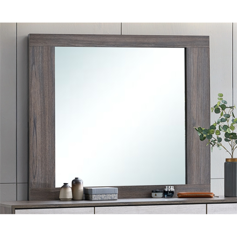 Glory Furniture Aberdeen G02500-M Mirror  Gray Oak