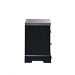 Glory Furniture Grande G003500-N Nightstand  Black and Gray