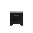 Glory Furniture Grande G003500-N Nightstand  Black and Gray