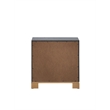 Glory Furniture Kramer G006900-N 2 Drawer NIGHTSTAND  Black Gold