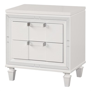 Glory Furniture Genoa G05790-N Nightstand  Sparkling White