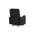 Glory Furniture Paterson Swivel Recliner in Black