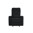 Glory Furniture Paterson Swivel Recliner in Black